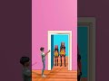 Rumi and Juni and Mira Knocked On The Door To Find Their Parents #scaryteacher3d #roblox #funny