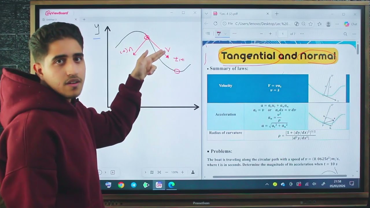 Dynamics | Tangential and Normal