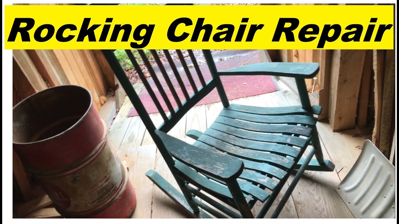 How To: Repair A Rocking Chair - YouTube