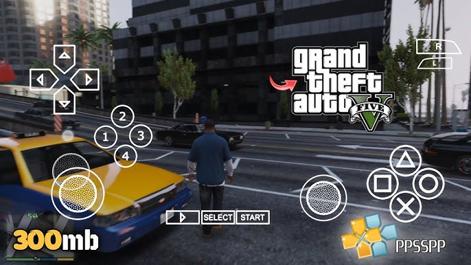 GTA 5 PPSSPP Zip File Download For Android Mediafire 382 MB