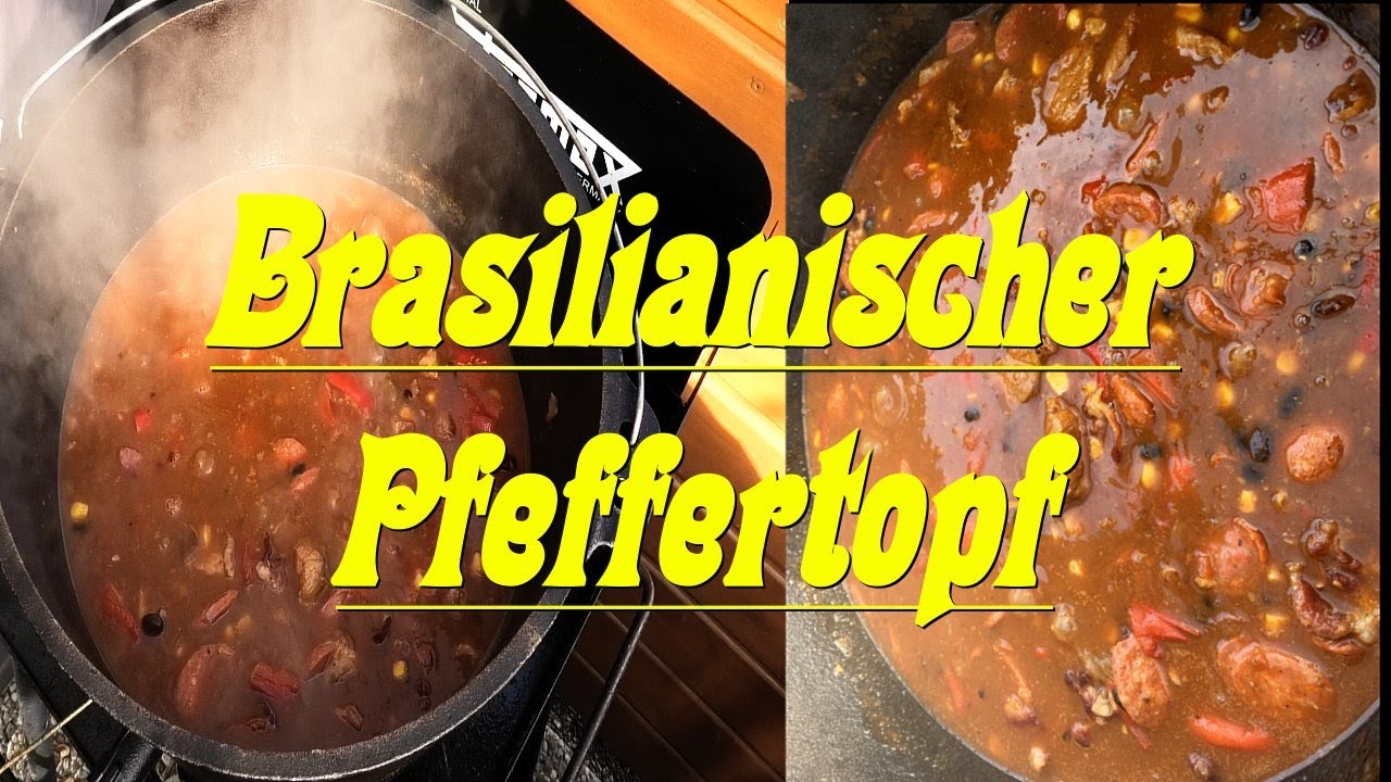 Brasilianischer Pfeffertopf mit schwarzen Bohnen - YouTube