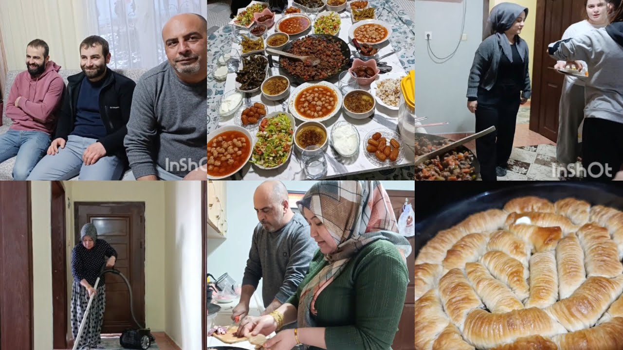 BUGÜN İFTARA TESLİME DÜNÜRMÜ VE GELİNLERİNİ DAVET ETTİM  NELER YAPTIK 