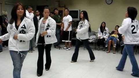 Epsilon Chapter of Delta Phi Lambda performing at Eta Class Probate