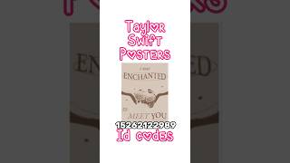 Taylor swift poster id codes!💗