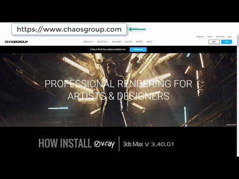 How to Install Vray 3.40.01 for 3DS Max (Demo Version) Windows 10 HD