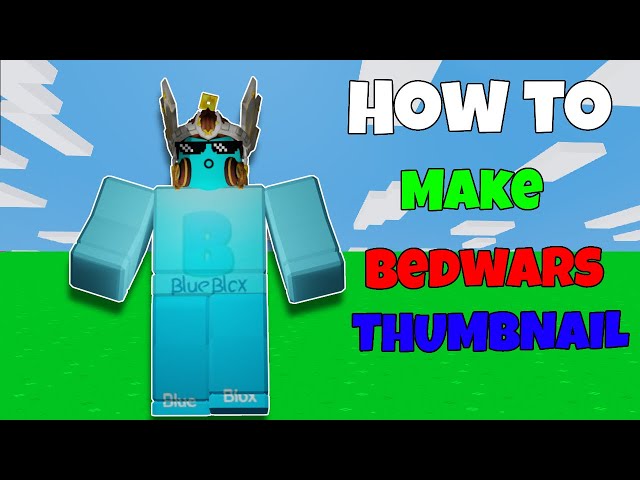 Make you a professional roblox bedwars thumbnail by Jc6666