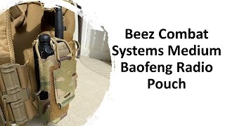 Beez Combat Systems Baofeng Medium GRIDLOK Radio Pouch