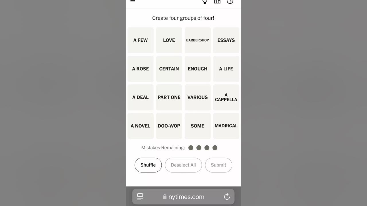 Connections January 7th, 2025 YouTube