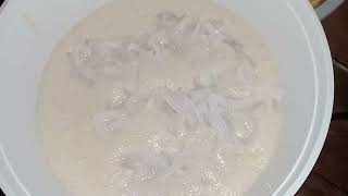 Homemade ice cream..buko cheese flavor || GMO