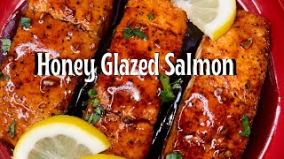 HONEY GLAZED SALMON | Easy Dinner Idea