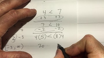 COLLEGE ALGEBRA: INEQUALITIES (SECTION 1.7)