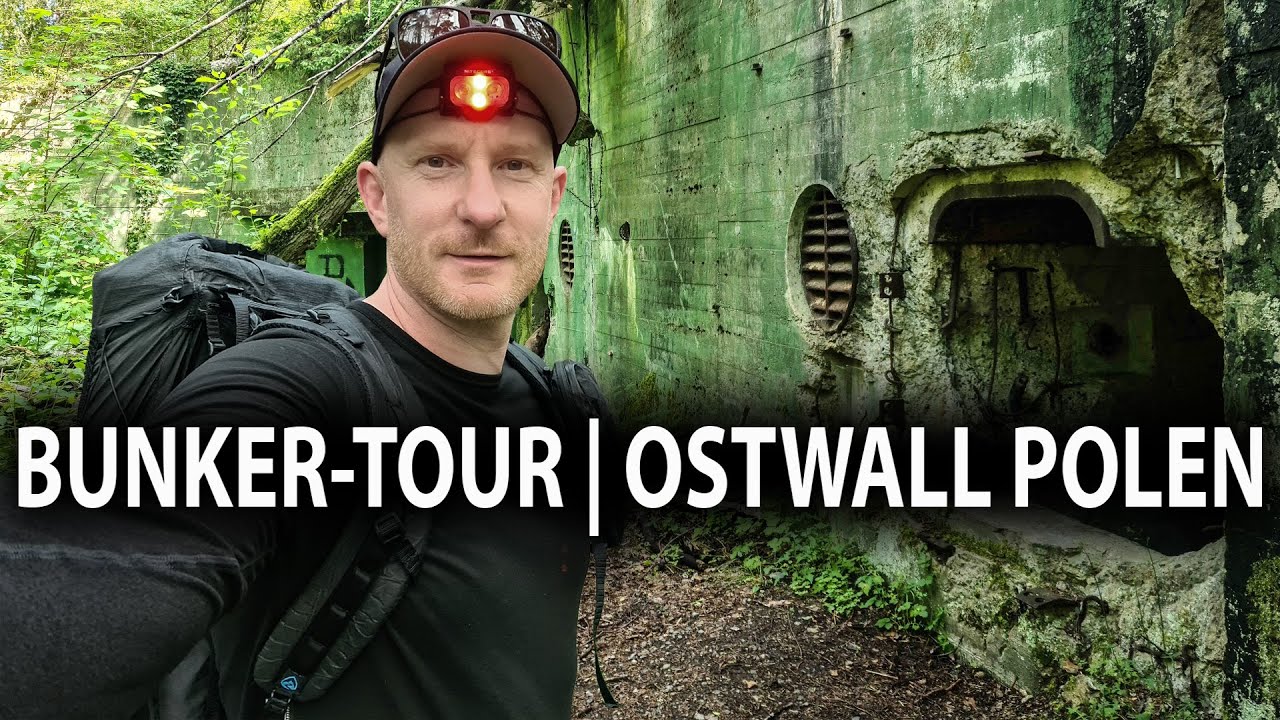 25 m unter Tage 👣 Bunker Tour Ostwall Polen 👣 Lost Place Wanderung