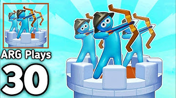 Archery Bastions - Castle War Gameplay Walkthrough Part 30 - All Levels 