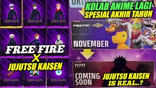 KOLAB FF X JUJUTSU KAISEN RESMI RILIS! REVIEW KOLABORASI TERBARU FF 2025 - Free Fire