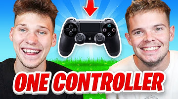 TWO Players ONE Controller Challenge - Fortnite