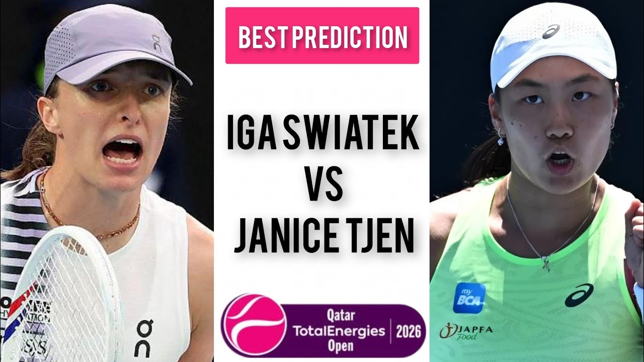 Janice Tjen vs Iga Swiatek | Qatar Open 2026 | Tennis Prediction