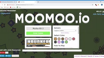 Moomoo.io hackers and spawnkillers