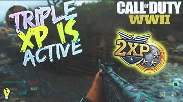 3XP is NOT A MYTH! Double XP Has Been Active Since Launch Day (COD:WWII)
