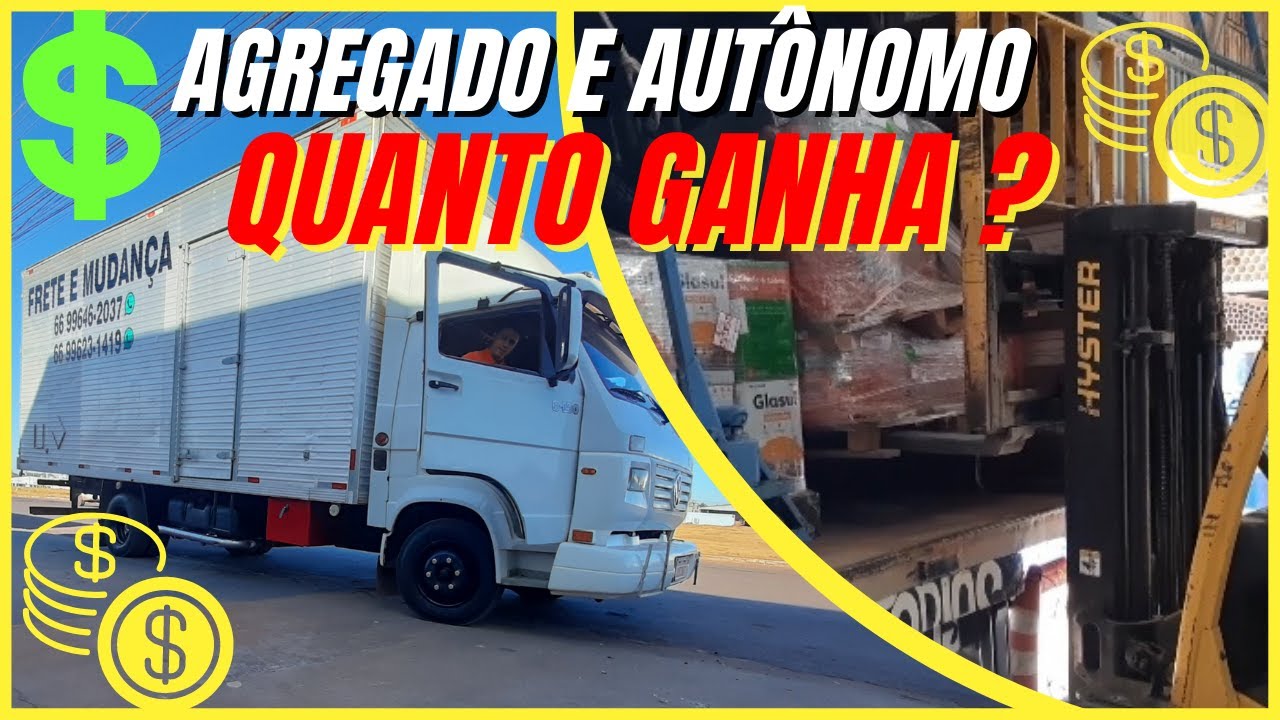 QUANTO DA PRA GANHAR COM O CAMINHAO AGREGADO