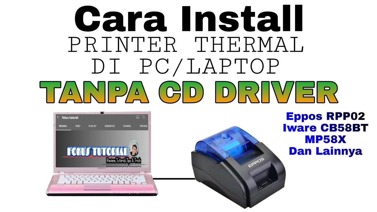 Cara Instal Printer Di Laptop