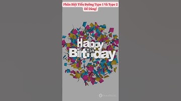 Phân Biệt Tiểu Đường Type 1 Và Type 2 Dễ Dàng! #bslinhmd