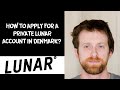 How to apply for a private Lunar account in Denmark? 
