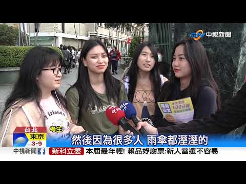考生注意!學測日冷氣團報到 最冷下探11度│中視新聞 20200116