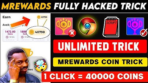 mRewards App Fully H@cked Trick 2022 | mRewards Bypass Script | Mrewards App Unlimited Coin Teick