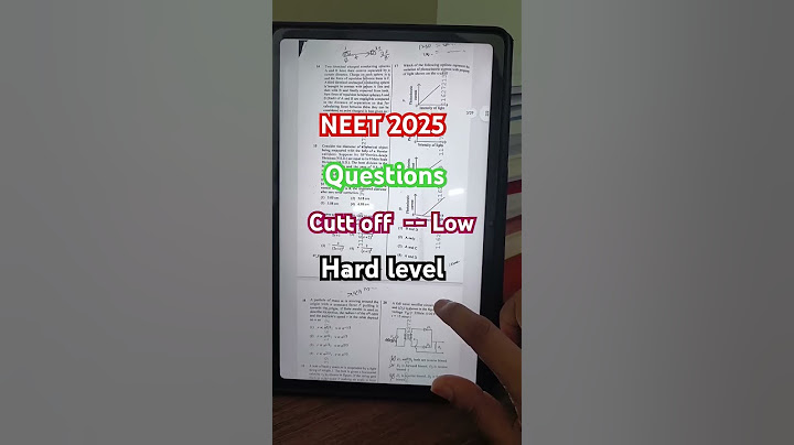 NEET 2025 question Paper ! Level ! Cutt Off ! #neet #neet2025 #mbbs