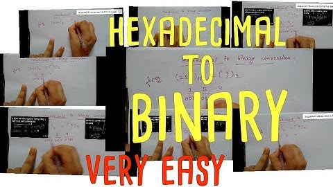 HEX TO BINARY