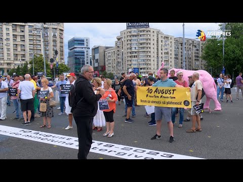 Protest în Piaţa Victoriei La Cinci Ani De La Evenimentele Din 10 August 2018