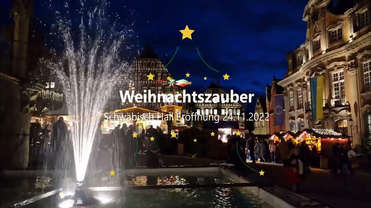 Weihnachtsmarkt in Schwäbisch Hall Eröffnung 2022 Kleiner Siedershof