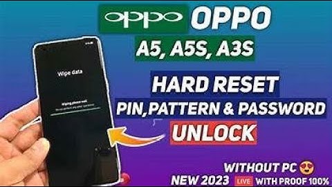oppo Remove Passcode Oppo A5s Via UnlockTool, Simple Method