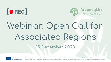 RECORDING: Infoday about Open Call for Associated Regions