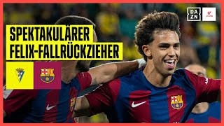 Felix-Fallrückzieher! Barca bringt sich vor Clasico in Form: FC Cadiz - FC Barcelona | LaLiga | DAZN