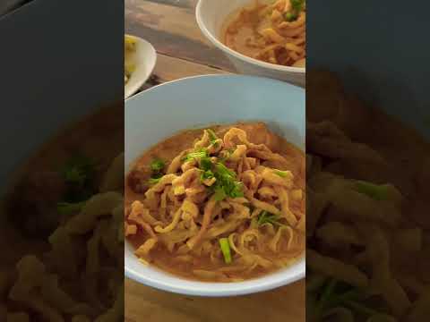 The Best Khao Soi Of Chiang Mai Maesai #khaosoi #thaifood #food #foodie