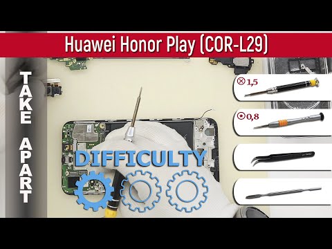 How to disassemble 📱 Huawei Honor Play (COR-L29) Take apart Tutorial
