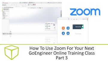 SOLIDWORKS Tutorial - How to Use Zoom for Meetings - Training