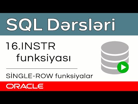 Video: SQL-də Instr funksiyası nədir?