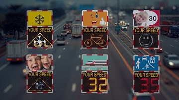 Speed display: Why digital traffic signs with LED display are better!