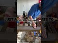 Sanding Down the Poly on the Second Side Rail