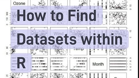 How to Find Built in Datasets in R: A Step by Step Guide