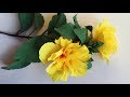 ABC TV | How To Make Double Hibiscus Paper Flower From Crepe Paper - Craft Tutorial