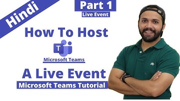 How To Host a Live Event In Microsoft Teams | Step By Step Guide | Live Webinar | Live Event Part 1