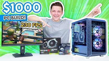 Best $1000 Gaming PC Build 2021/22! [Full Build Guide w/ 1080p Gaming Benchmarks!]