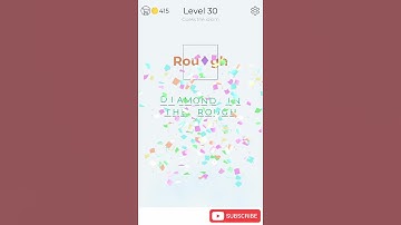 Dingbats Level 30 Rou gh Walkthrough