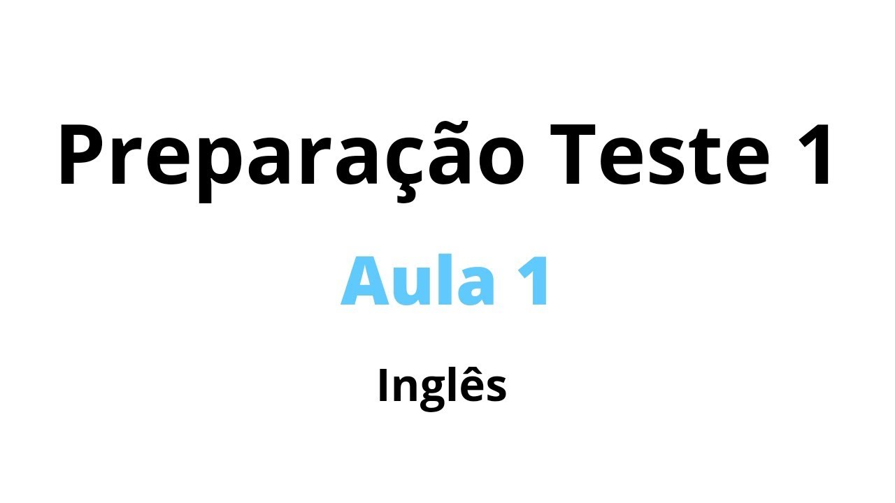 Reflexive Pronouns - Preparação para o Teste 1 do 1º Trimestre | 12ª Classe