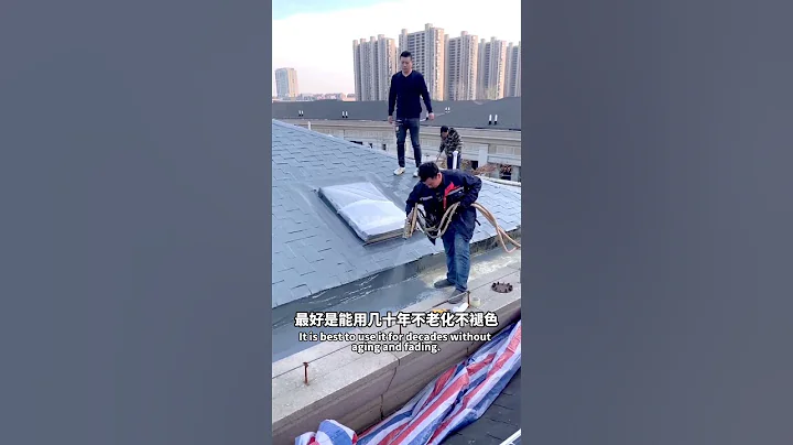 什麼塗料可以把水泥屋頂做成瓷磚的效果，既防水還能長期戶外暴晒，可以用30年#防水工程#防水隔熱#聚脲#瓷磚改色#木材防腐#透明防水塗料#防水#樓頂防水#樓頂漏水#衛生間漏水#瓷磚漏水#工業防腐 - 天天要聞