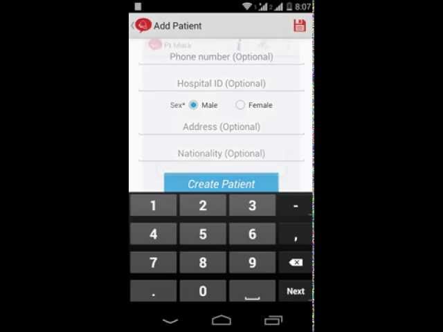 DocsApp Android Demo - Creating  a case and message