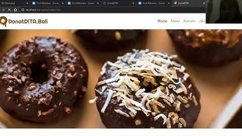 Presentasi Project Akhir Matakuliah Perancangan Website Informatika B | DonatDita.Bali